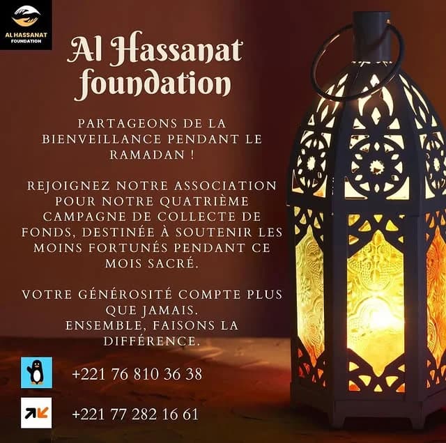 Le Ramadan est un mois de partage et de bienfaisance.Nous comptons sur vous pour partager et…