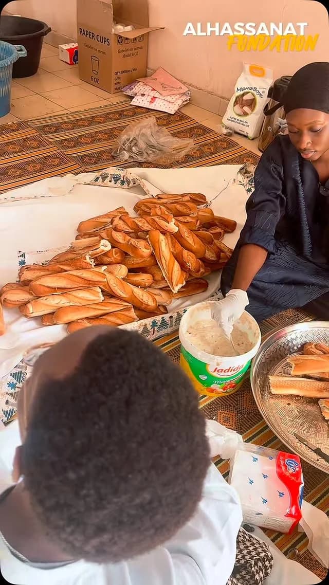 Distribution de ndogou du Ramadan